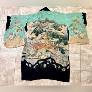 Vintage Silk Chinese Robe